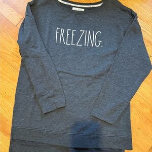 Madewell Charcoal 'Freezing' Pullover